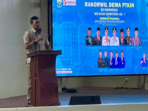 Ketua DPRD Provinsi Jambi, Edi Purwanto saat jadi pembicara di Rakorwil Dema PTKIN.