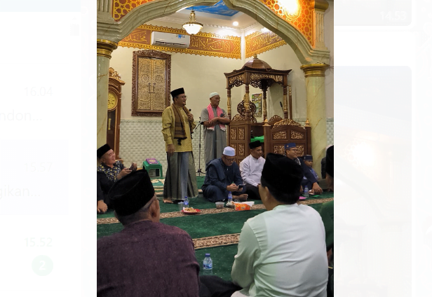 H. Maulana Safari Ramadan di Masjid Baabul Jannah, Kenali Asam Bawah.