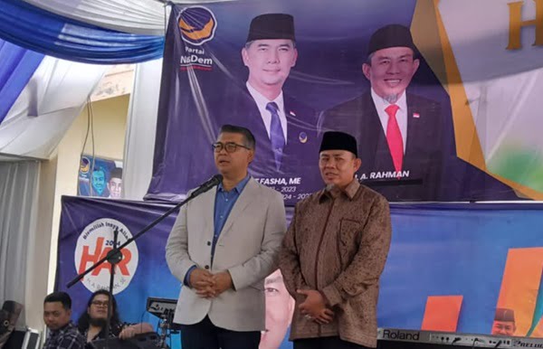 H. A Rahman atau HAR saat bersama Sy Fasha.