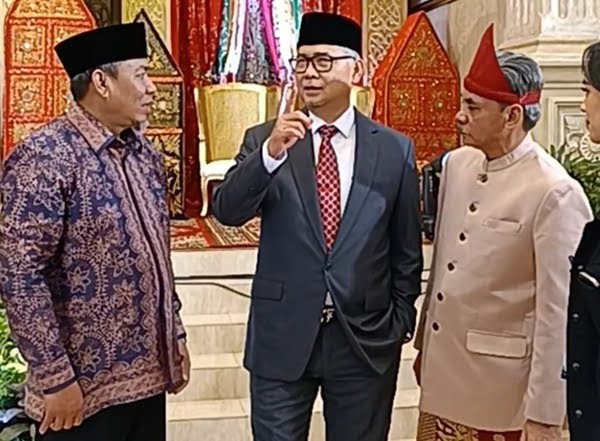 bakal calon walikota (bacawako) jambi, h abdul rahman atau har bersama ketua dpw nasdem jambi, sy fasha