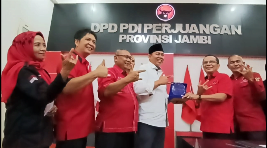 h abdul rahman, calon walikota jambi 2024 mengikuti fit and proper test di dpd partai demokrasi indonesia perjuangan (pdip) provinsi jambi