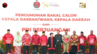 pdi perjuangan resmi mengusung pasangan calon gubernur dan wakil gubernur jambi, al haris dan abdullah sani