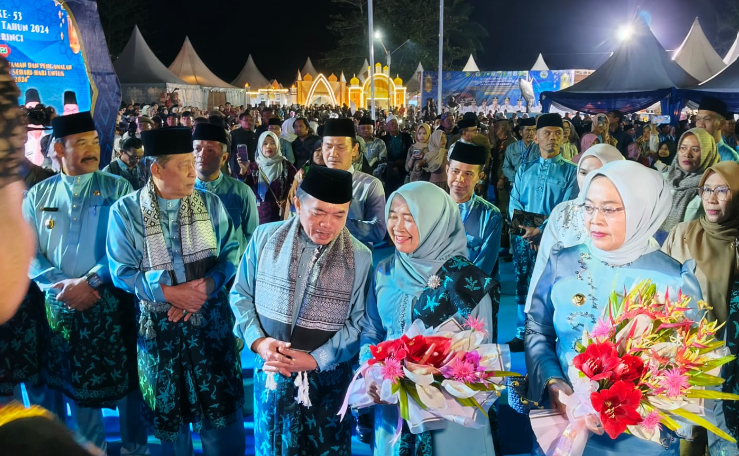 al haris buka mtq ke 53 tingkat provinsi jambi 2024 di kerinci