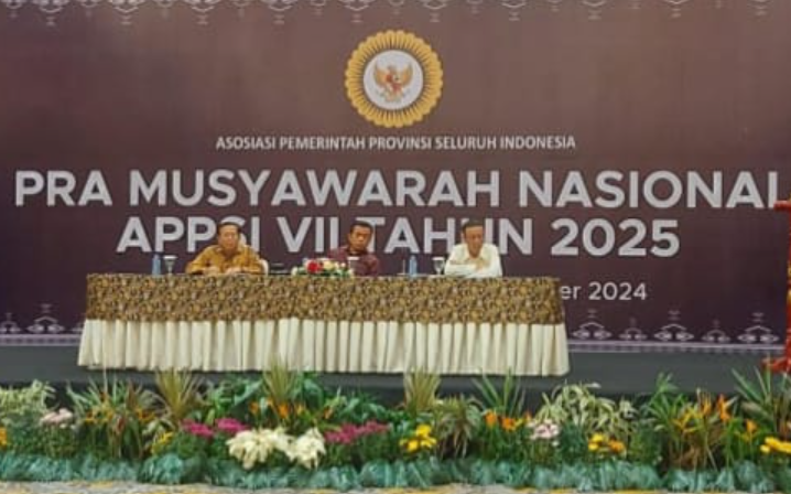 al haris ketua asosiasi gubernur indonesia buka pra musyawarah nasional vii appsi