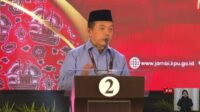 calon kuat gubernur jambi nomor urut 2, al haris mengikuti debat terbuka perdana pilgub jambi 2024