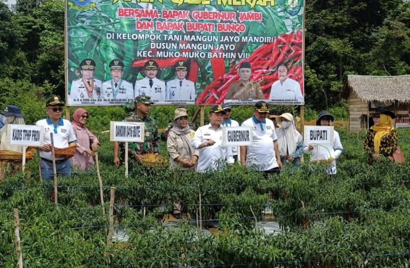 dumisake gubernur al haris gelontorkan rp 10,8 miliar untuk penguatan pangan di jambi