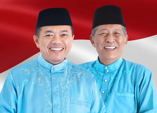 Pasangan Calon Gubernur dan Wakil Gubernur Jambi, Al Haris dan Abdullah Sani pada Pemilihan Gubernur (Pilgub) Jambi 2024.