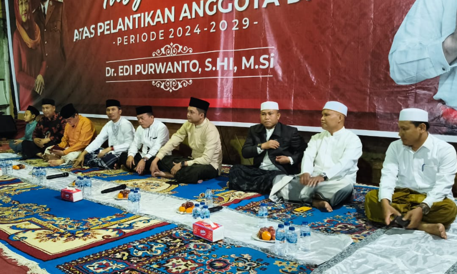 Al Haris dan Abdullah Sani Hadiri Tasyakuran Anggota DPR RI Edi Purwanto