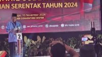 kpu provinsi jambi melaksanakan debat calon wakil gubernur jambi pada pemilihan gubernur (pilgub) jambi 2024 di abadi convention center