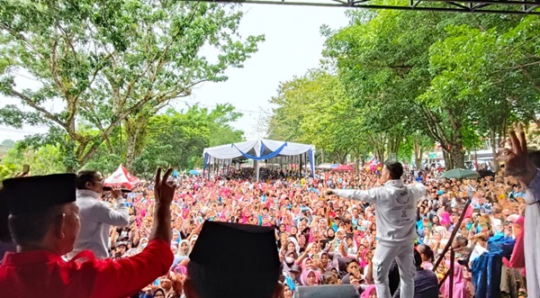 Tim Pemenangan dan Tim Koalisi Haris-Sani Kabupaten Merangin menargetkan Calon Gubernur Jambi nomor 2 Al Haris dan Abdullah Sani