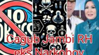 untuk pertama kali terjadi di jambi seorang mantan pecandu narkoba atau narkoboy mencalonkan diri sebagai calon gubernur